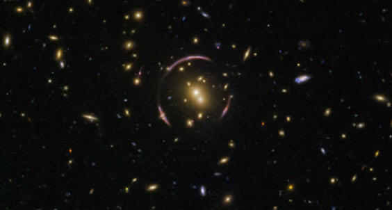 Foto dell'occhio spaziale fatta con il telescopio Hubble.